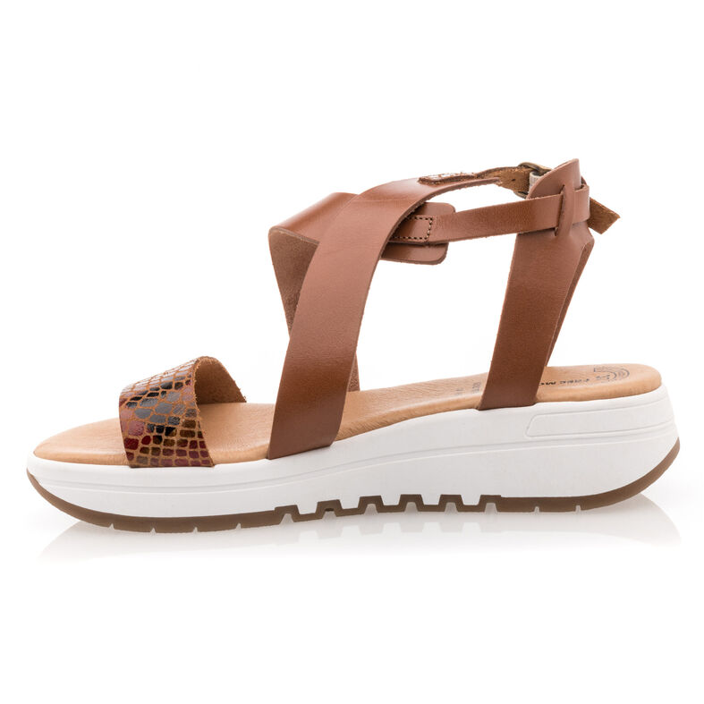 Brune sandaler / sko med åben tå til kvinder