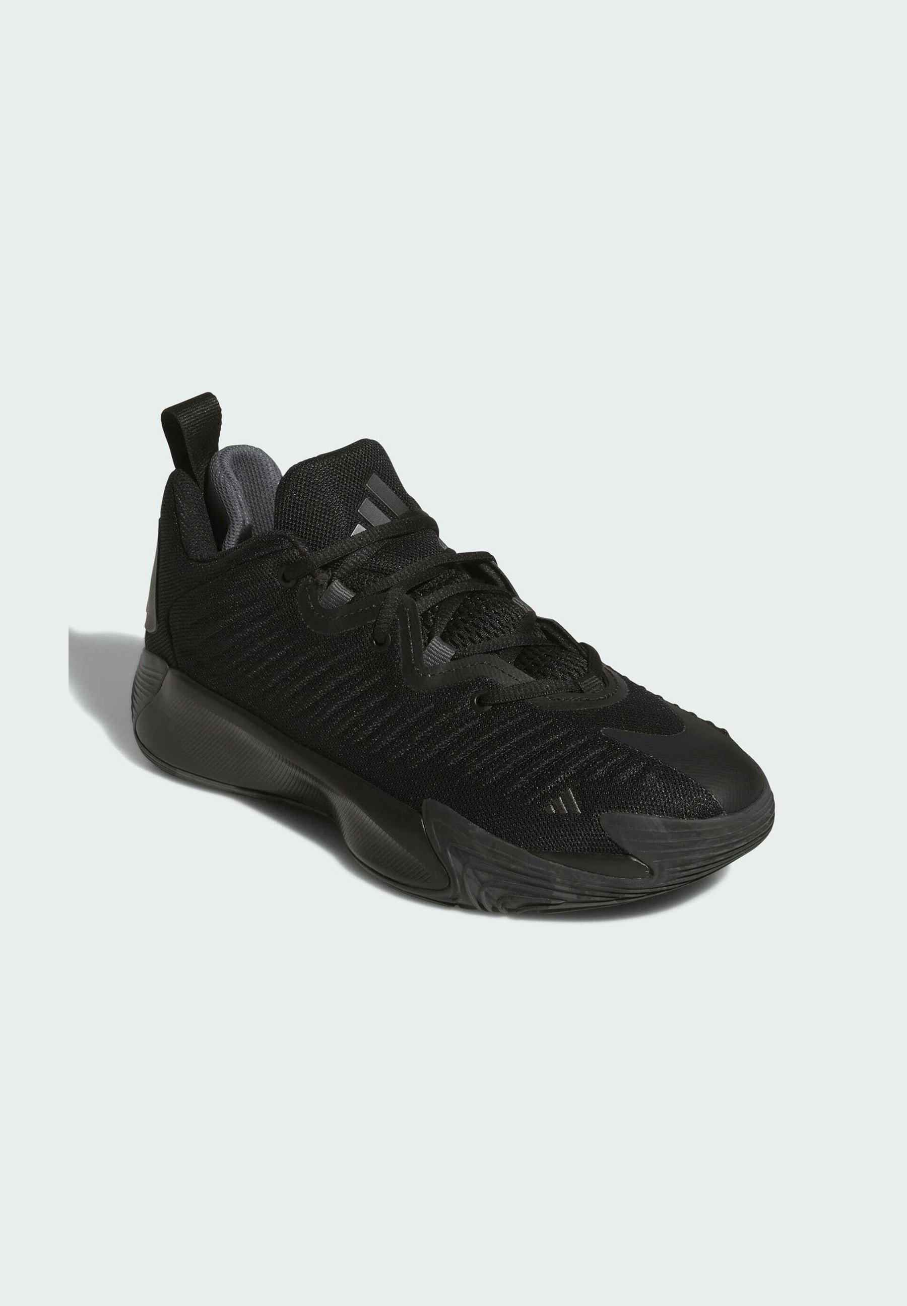 adidas Performance INITIATION - Scarpe da basket - nero ferro grigio metallizzato cinque