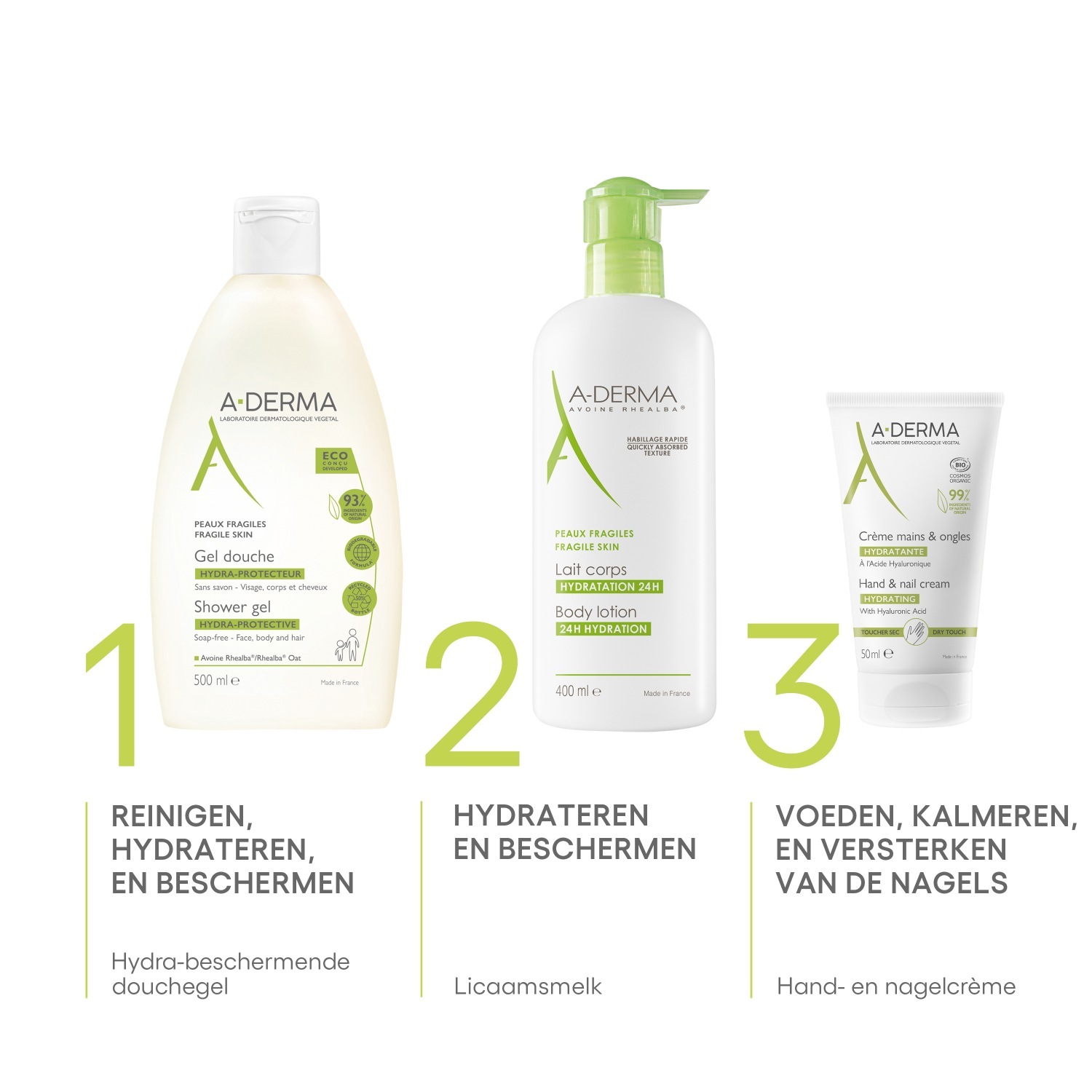 A-DERMA Telové mlieko 24-hodinová hydratačná starostlivosť - 400 ml