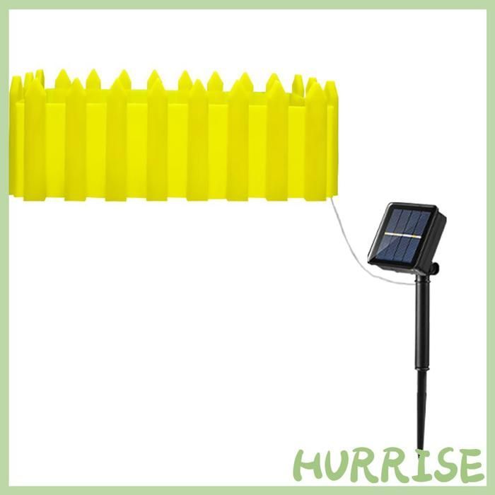 Lámpara solar para macetas de exterior Garosa, luces solares para macetas, balcones y piscinas, color amarillo.