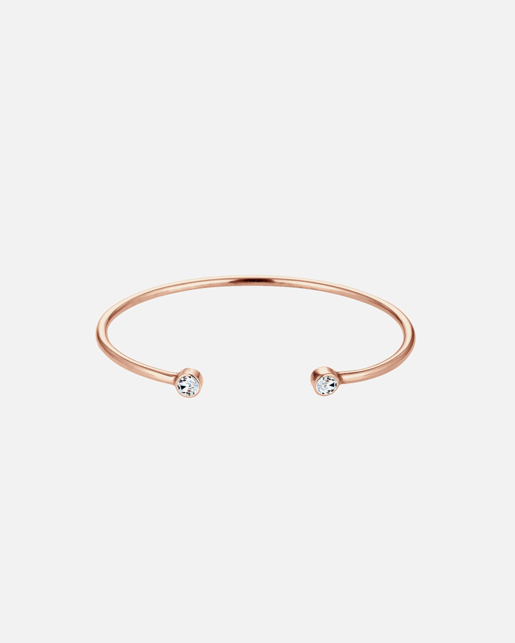 Elli Femmes anneau de bras géo minimaliste avec cristaux en argent sterling 925