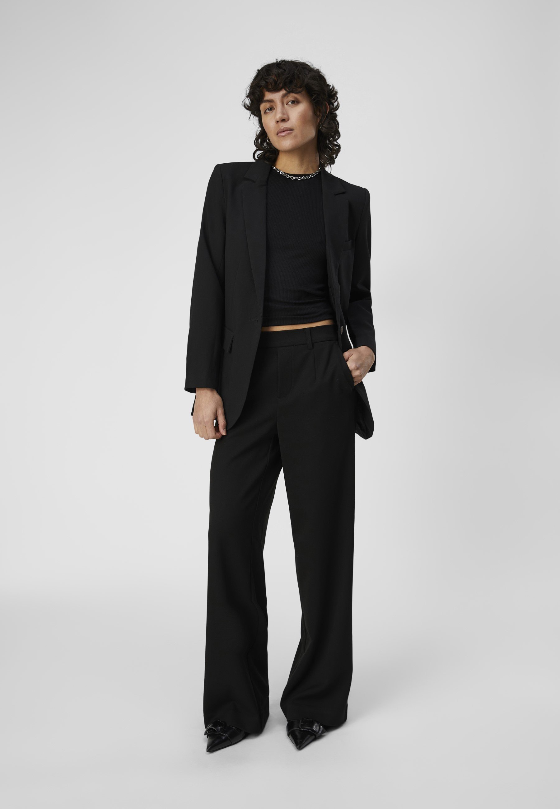 Object Blazer - zwart