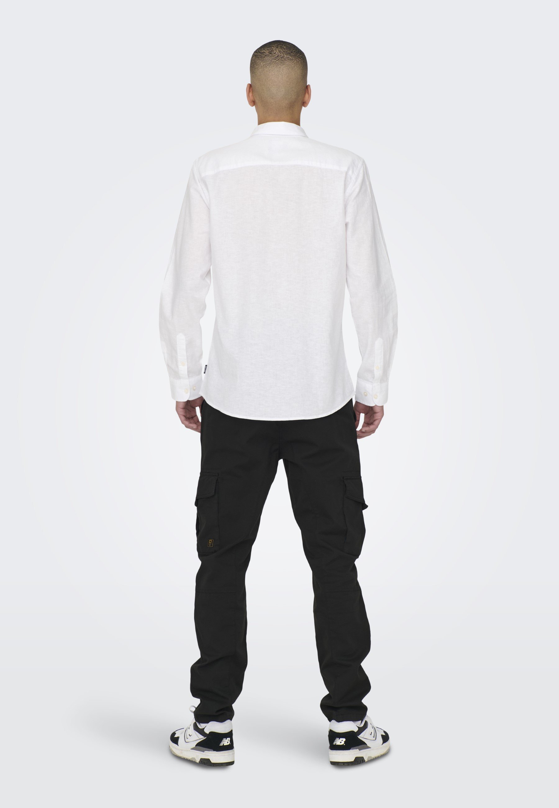 Only & Sons ONSCAIDEN SOLID SHIRT - Shirt - wit