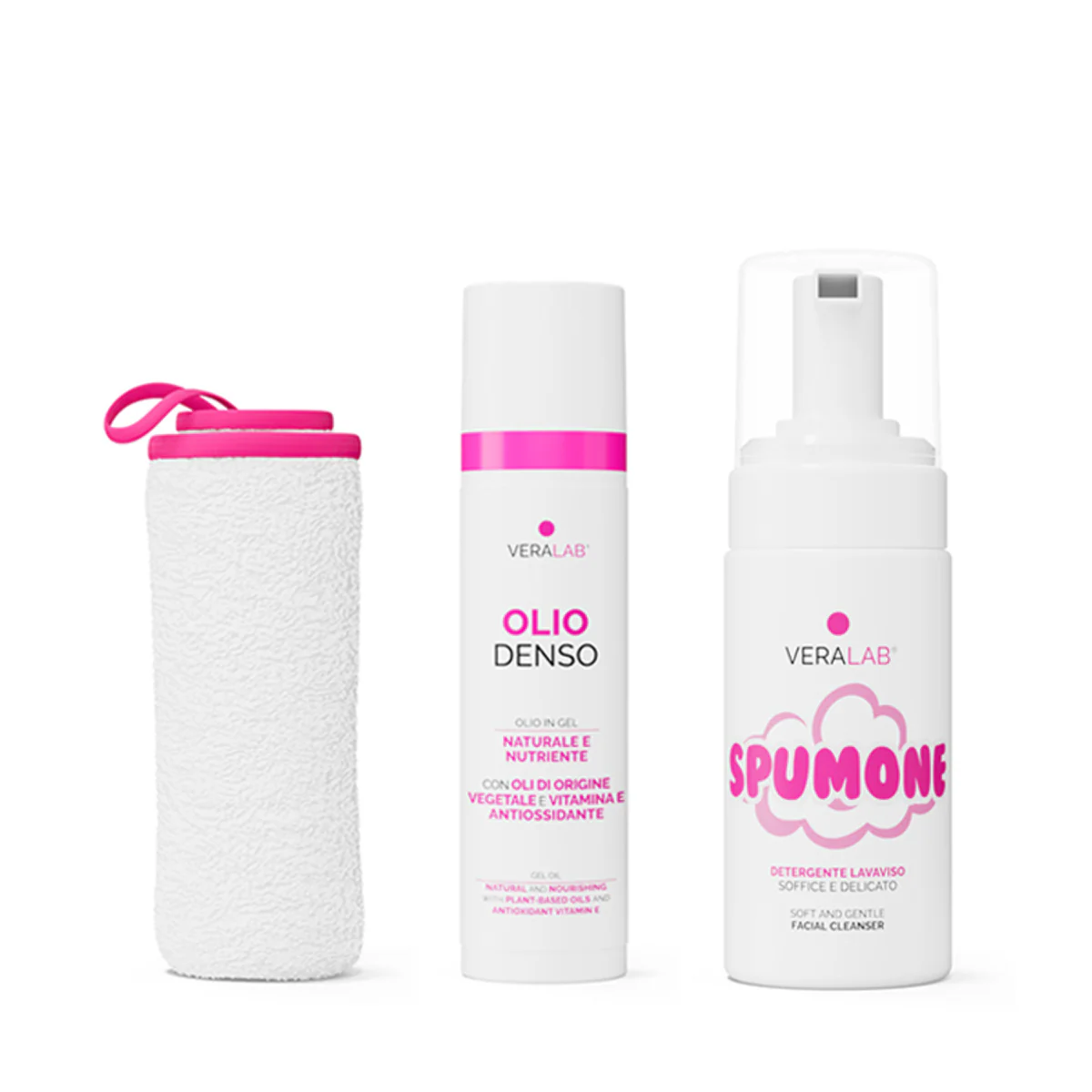 Kit Viso Doppia Detersione - Cofanetto Detergente, Olio detergente viso, Mousse detergente viso
