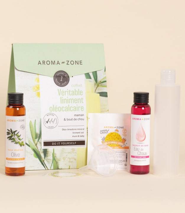 Zelfgemaakte cosmeticaset: Oleo-calcierende liniment voor mama en kleintje