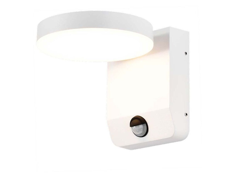 Kinkiet zewnętrzny VT-11020S LED 16 cm 3000K z czujnikiem ruchu biały