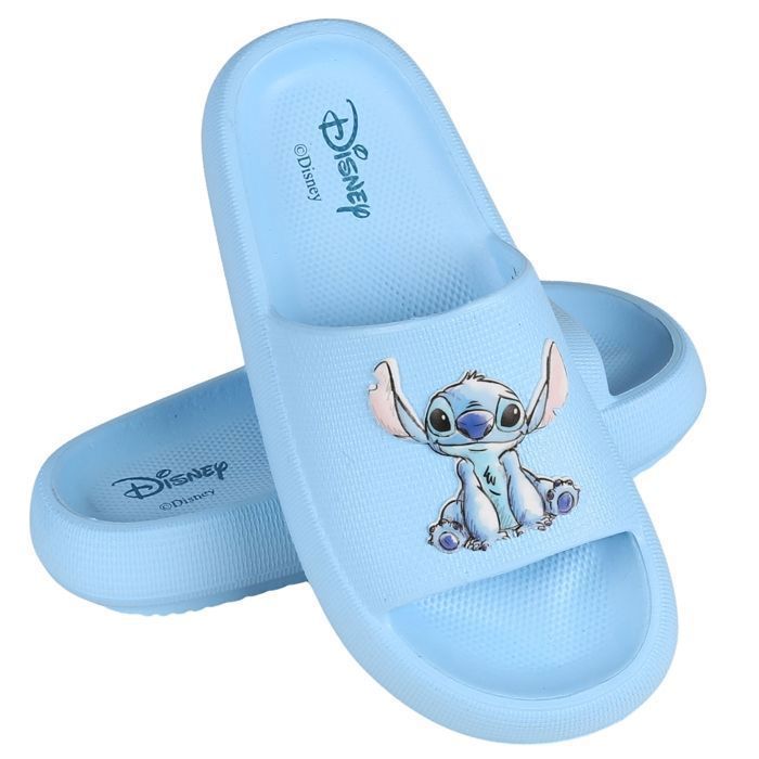 Disney Stitch TONGS EN MOUSSE pour femmes pour la piscine, SEMELLE ÉPAISSE, LÉGER 36 EU
