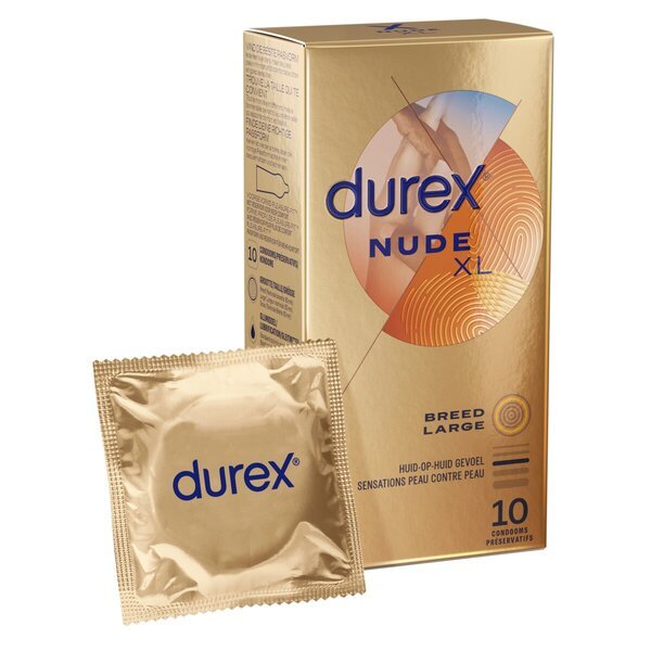 „Durex Originals Nude XL“ prezervatyvai<br>Medicinos prietaisas – 10 vnt.