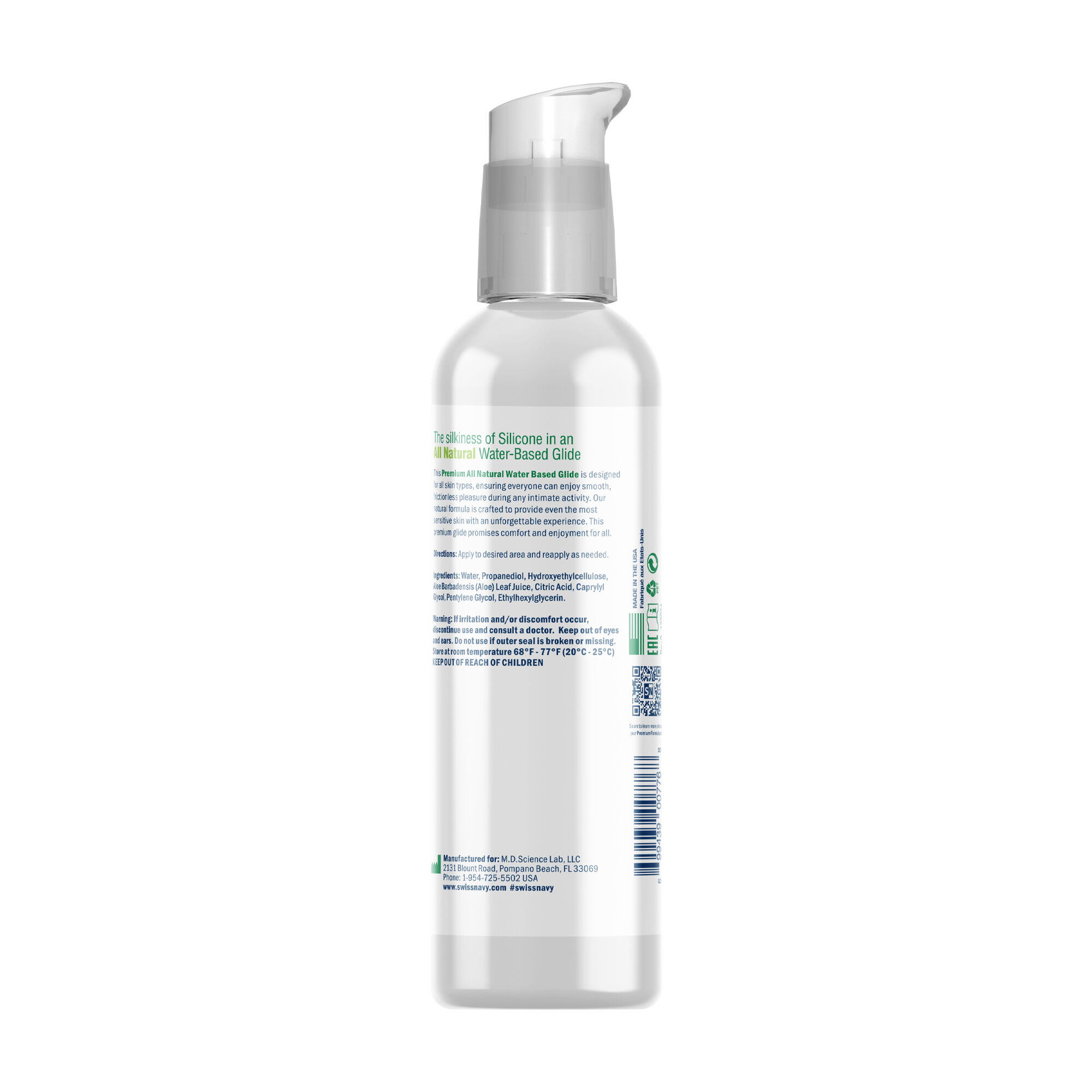 „Swiss Navy Premium“ natūralus vandens pagrindu pagamintas