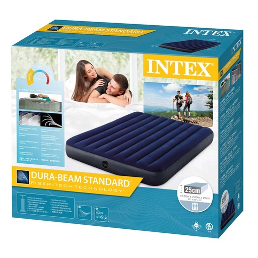  Matelas gonflable double Intex 152 x 203 x 25 cm