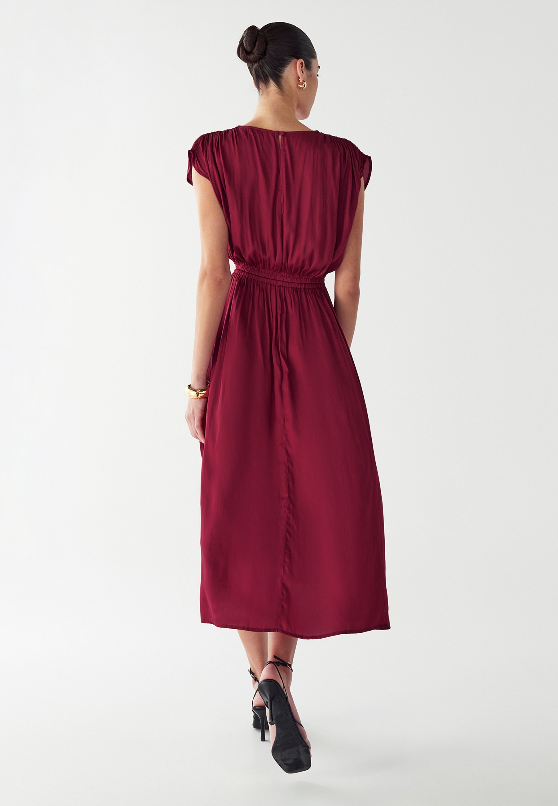 WILLA CAROL MIDI - Denní šaty - black