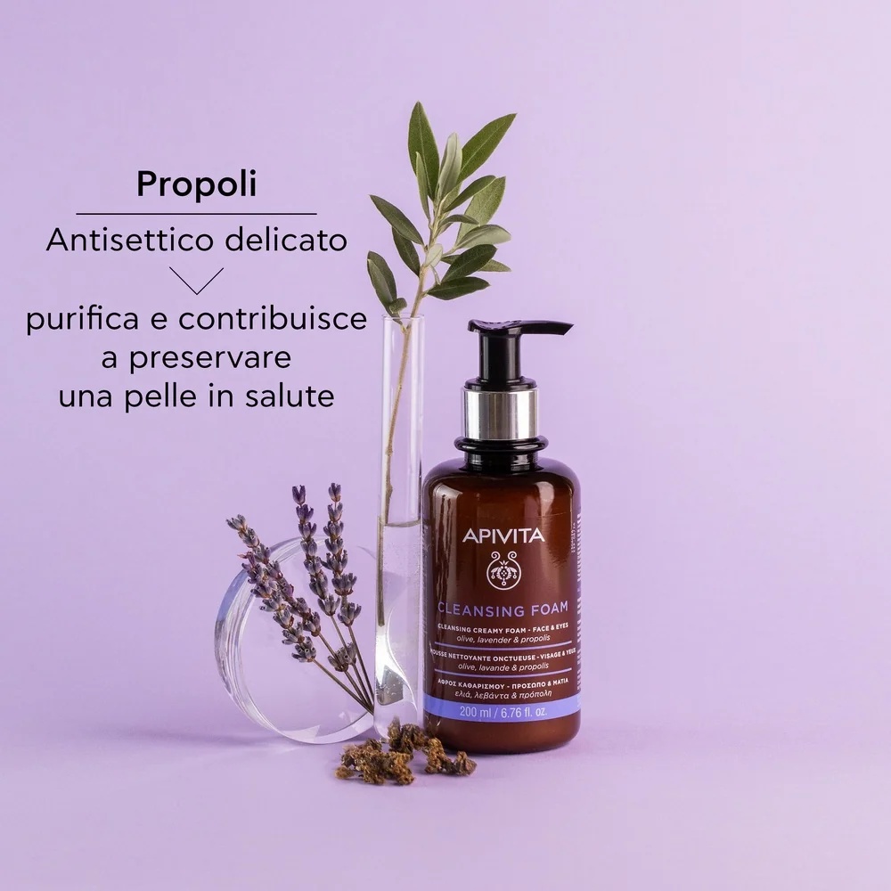 APIVITA Apivita Reinigingsschuim voor gezicht en ogen 200 ml / 20 romige reinigingsschuimen