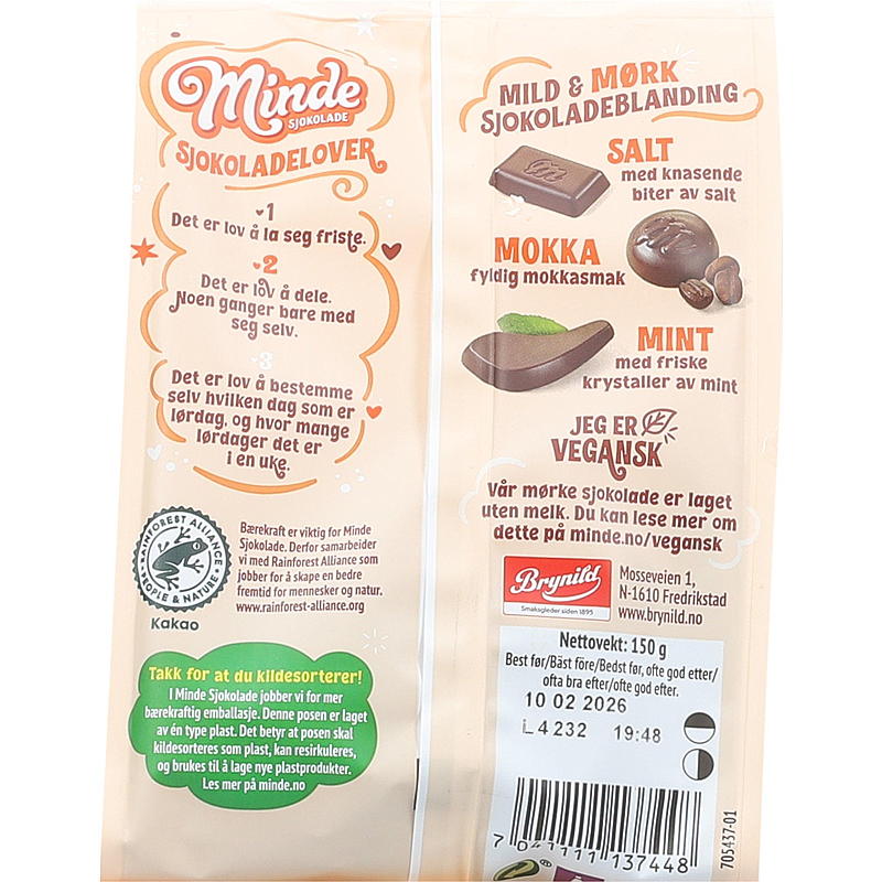 Minde Minde donker 150 g