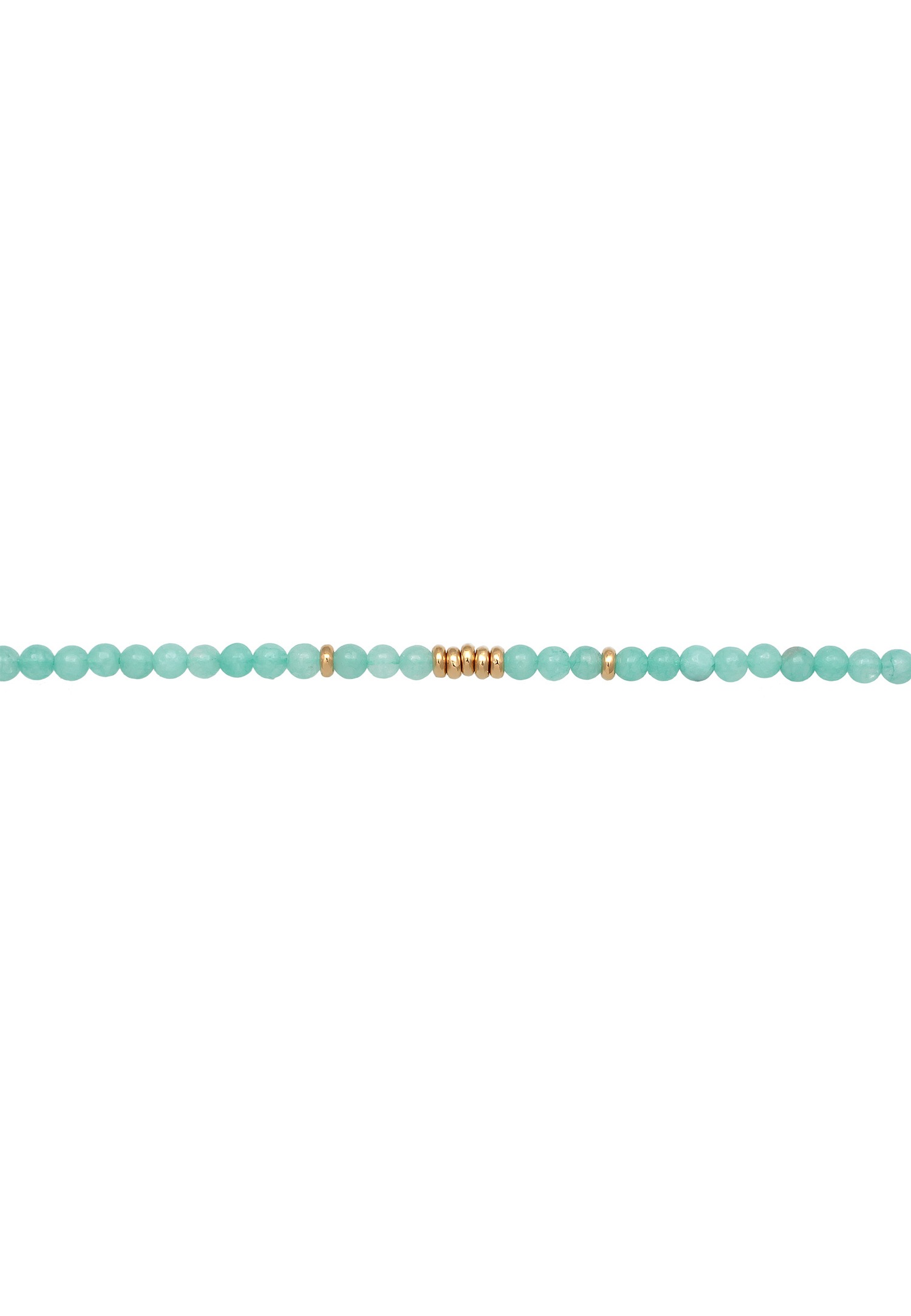 Elli PREMIUM Elli PREMIUM Collier Femmes Perles tendance avec Amazonite perles en argent sterling 925 plaqué or