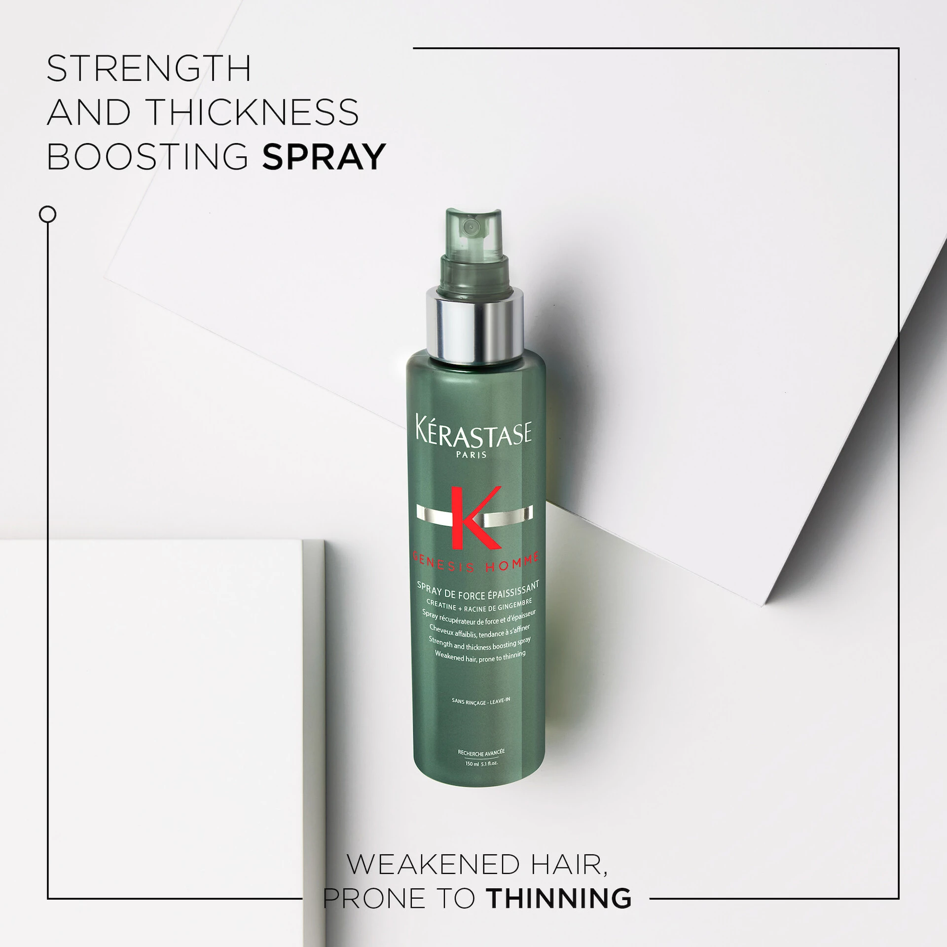 Genesis Homme Spray de Force Épaississant Styling Spray 150 ml - Kérastase