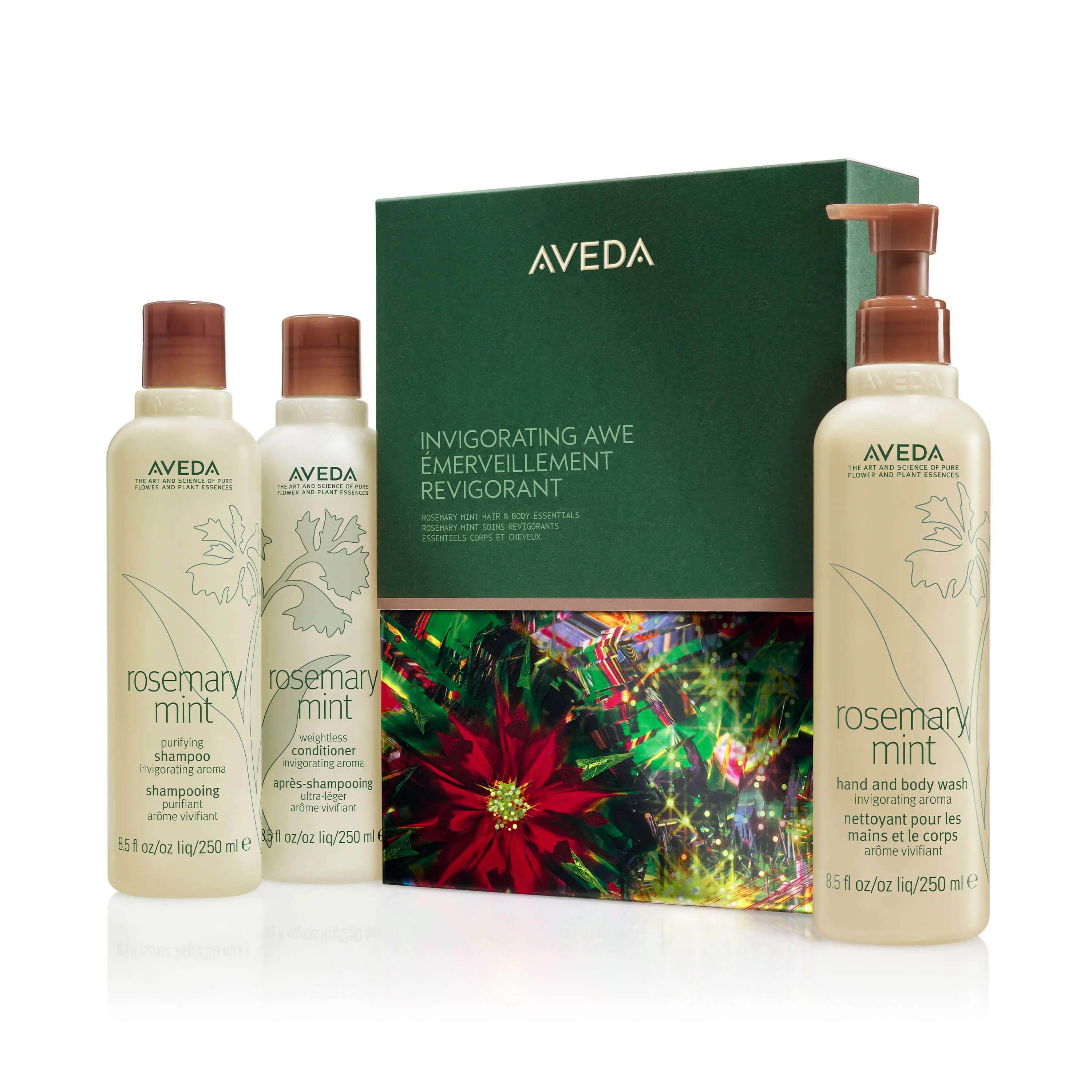 Rosemary Mint Invigorating Awe: Rosemary Mint Hair & Body Essentials - Cofanetti per Capelli, Cofanetto Corpo