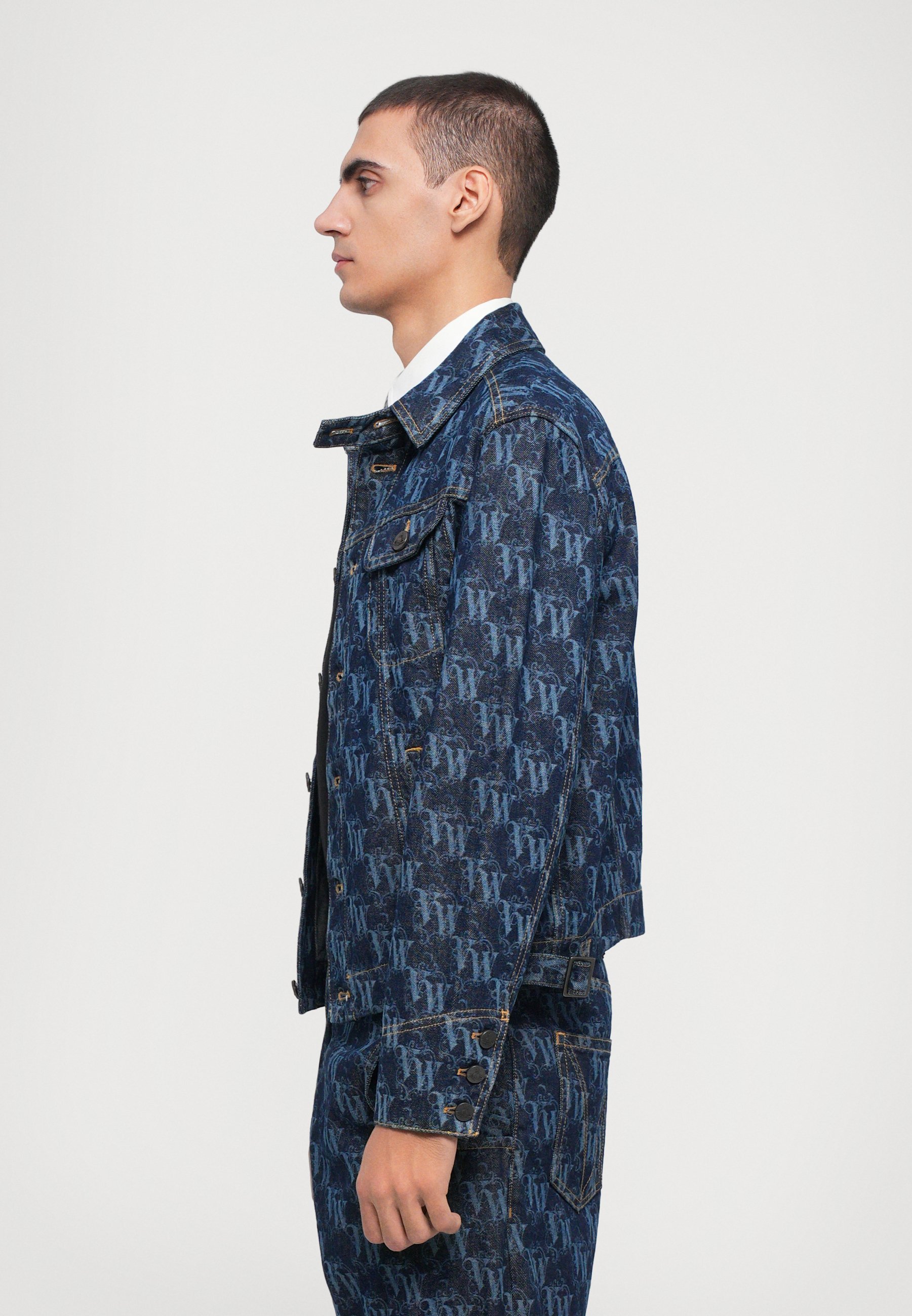 Veste en jean Vivienne Westwood STORMRIDER - Veste en jean bleu foncé