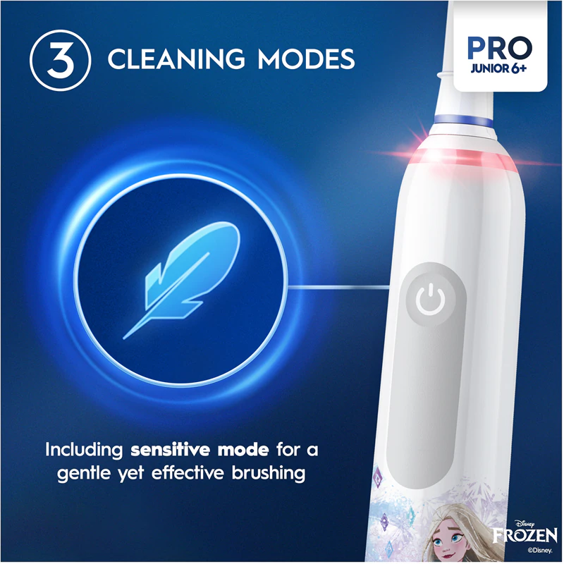 Escova de dentes elétrica Oral-B PRO Junior 6+ para crianças