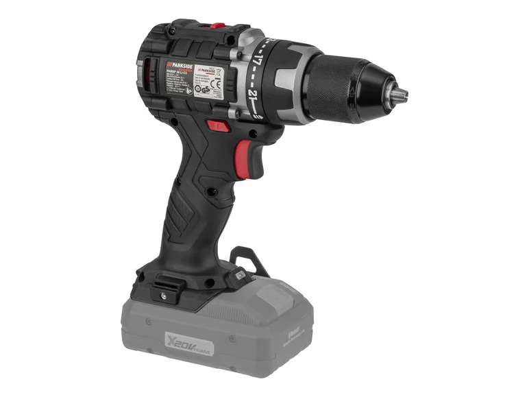Furadeira/Parafusadeira sem fio PARKSIDE PERFORMANCE® (bateria e carregador não incluídos), 20V