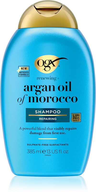 OGX Arganöl aus Marokko Haar-Reparatur-Shampoo für Glanz und Geschmeidigkeit