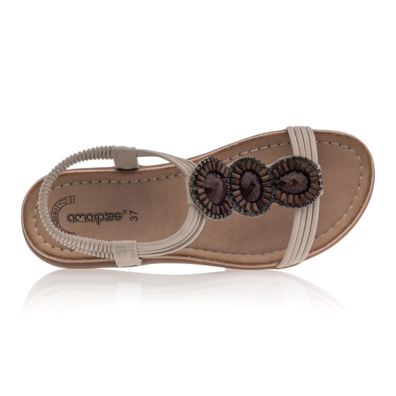 Sandales / nu-pieds Femme Beige