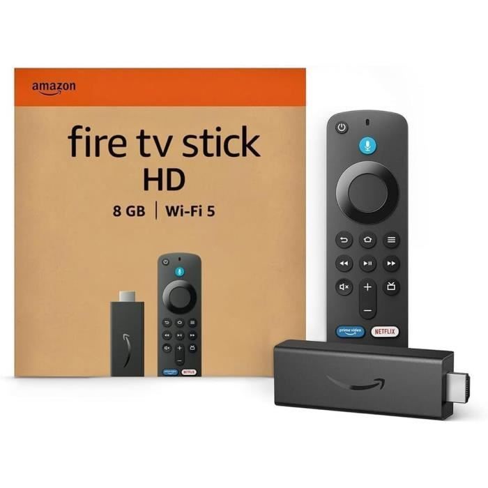 Fire TV Stick HD - AMAZON - Telecomando vocale Alexa - Streaming Full HD - Nero - 1080p