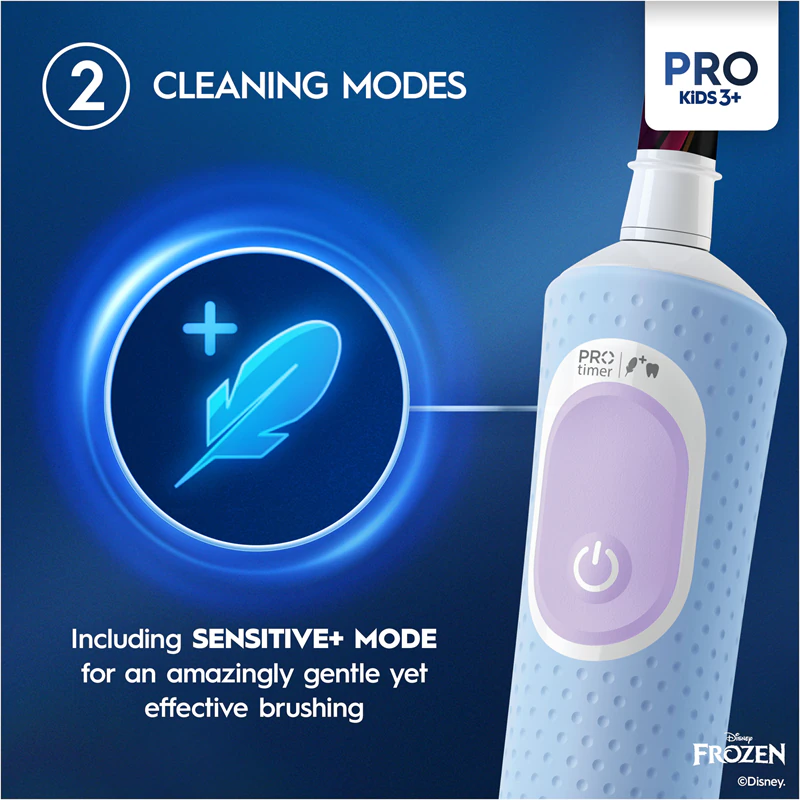 Elektrická zubná kefka Oral-B PRO Kids 3+ Frozen s puzdrom