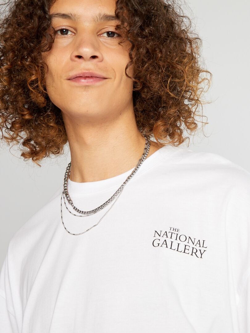'The National Gallery' T-shirt - WIT