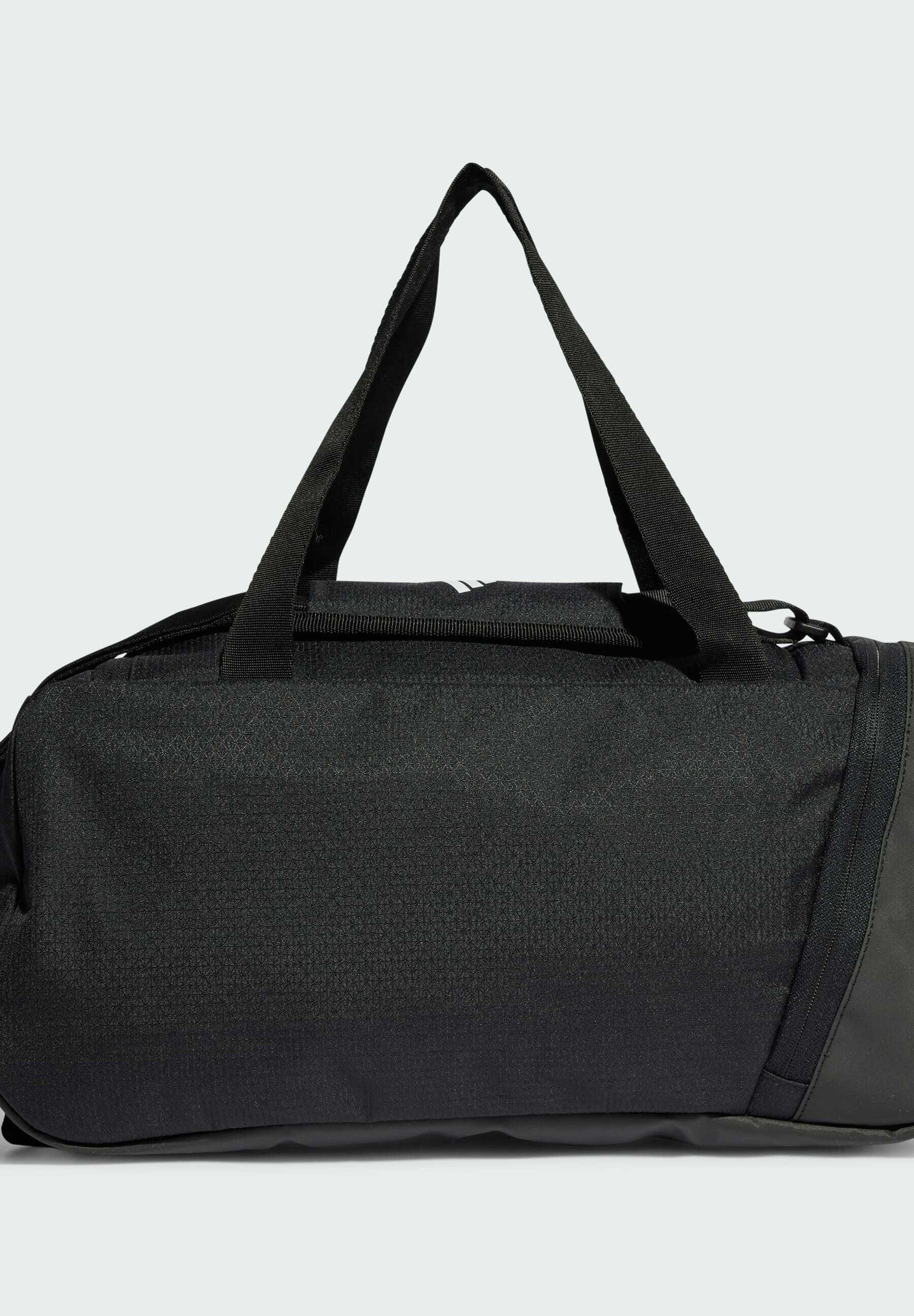 Bolsa de viagem adidas Performance Essentials 3-Stripes tamanho XSMALL - Preta e branca