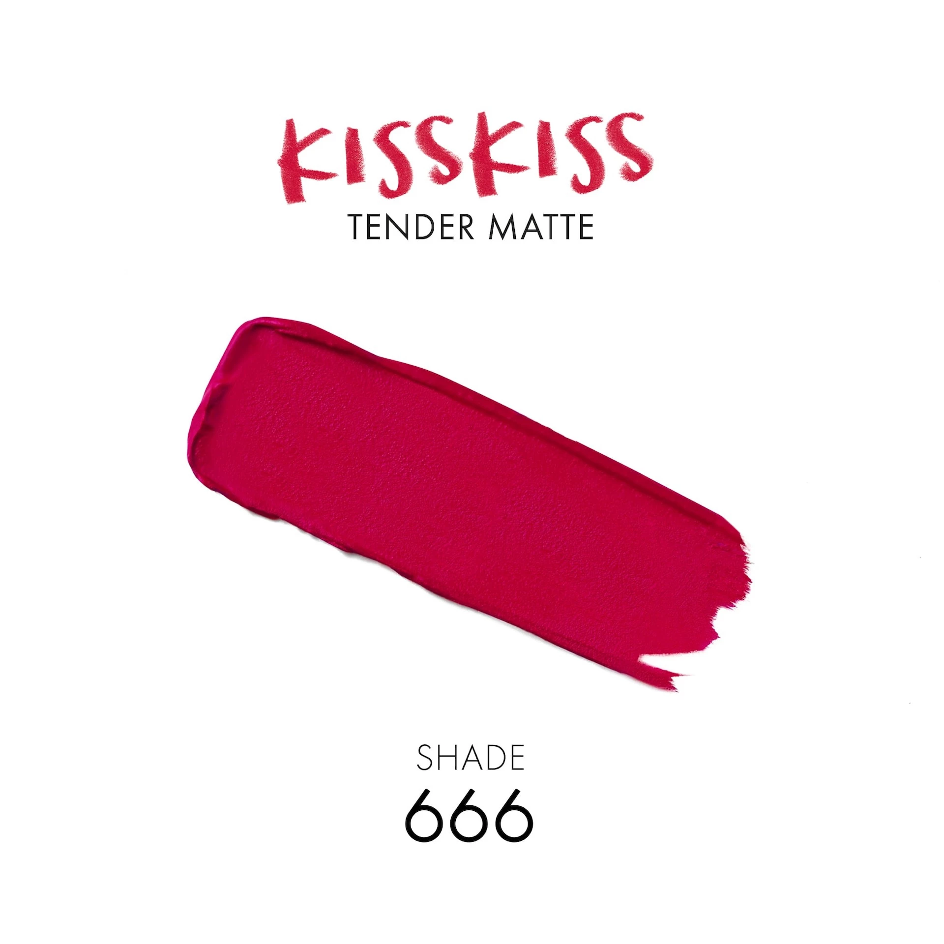 Kiss Kiss Tender matt rúzs 666 Lucky Pink - GUERLAIN