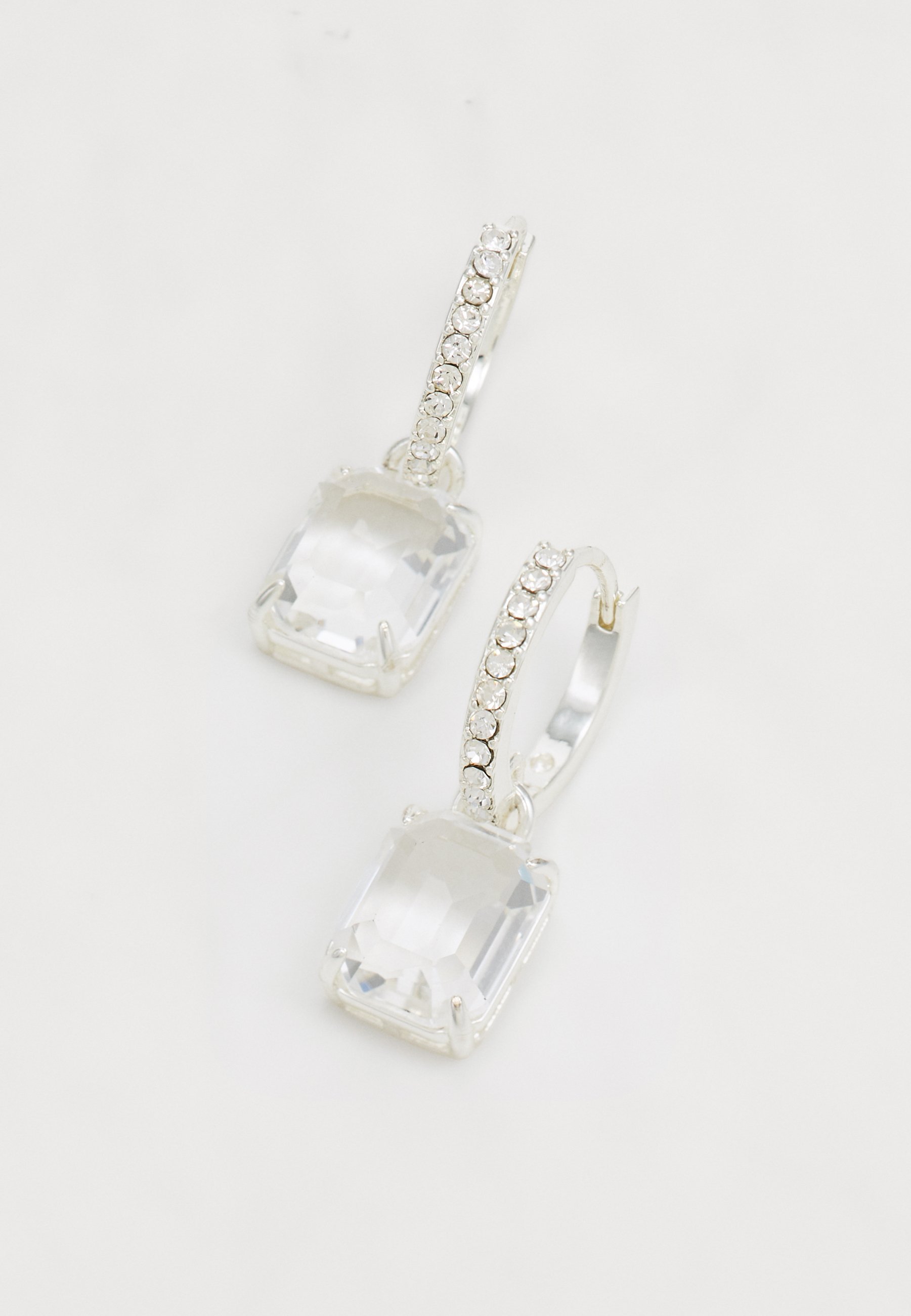 Lauren Ralph Lauren STONE HUGGIE DROP - Oorbellen - zilverkleurig
