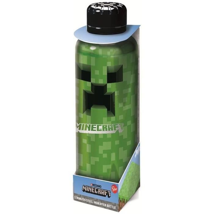 STOR 515ml wiederverwendbare Metall-Minecraft-Flasche