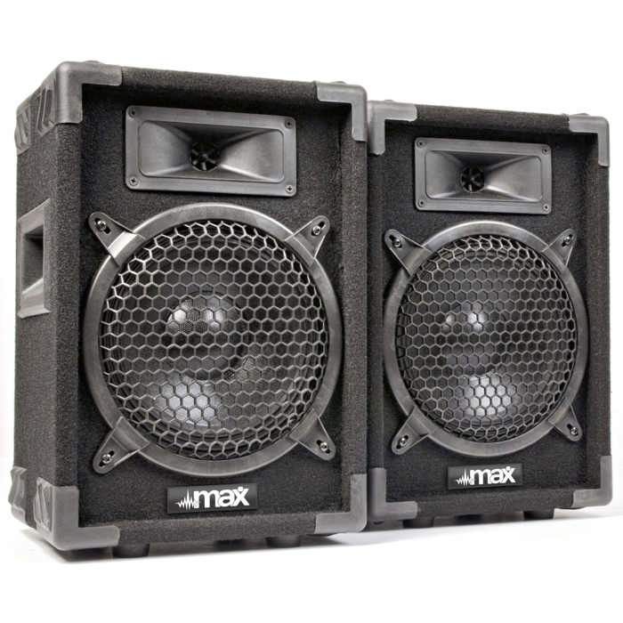 MAX Music / Power Dynamics / Vonyx lydsystempakke - 2 x 8