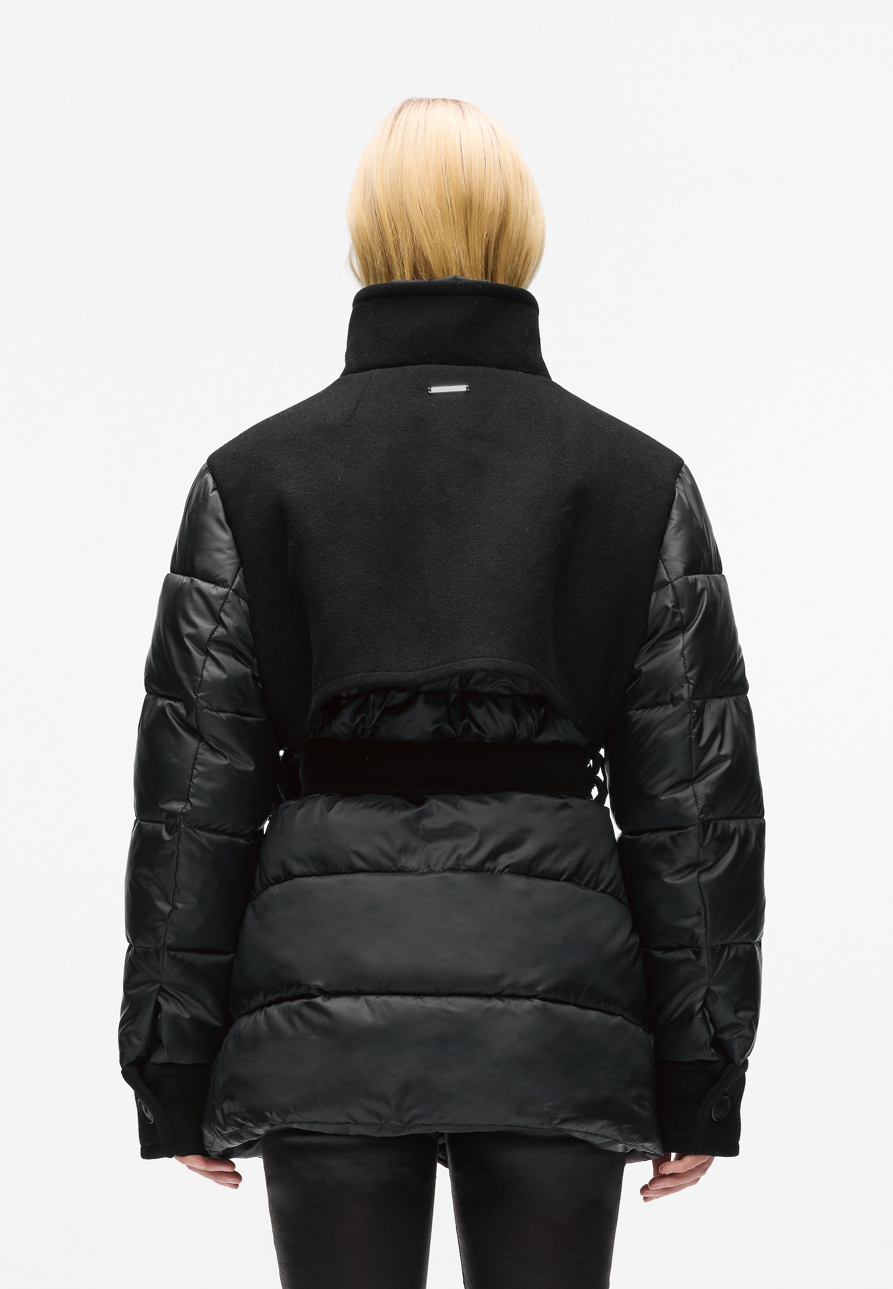 KARL LAGERFELD MIX MEDIA SHORT PADDED - Winterjas - zwart