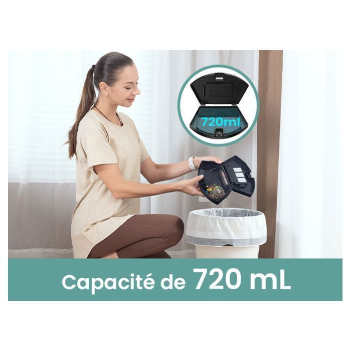 Vactidy Cleanova W6 Plus - 5000 Pa Robot Vacuum Cleaner - 120min Runtime - Alexa/APP/IFTTT Connected - Ultra Slim and Quiet