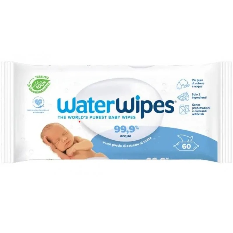 WATERWIPES Biologische doekjes Waterwipes 60 stuks Vervangende doekjes
