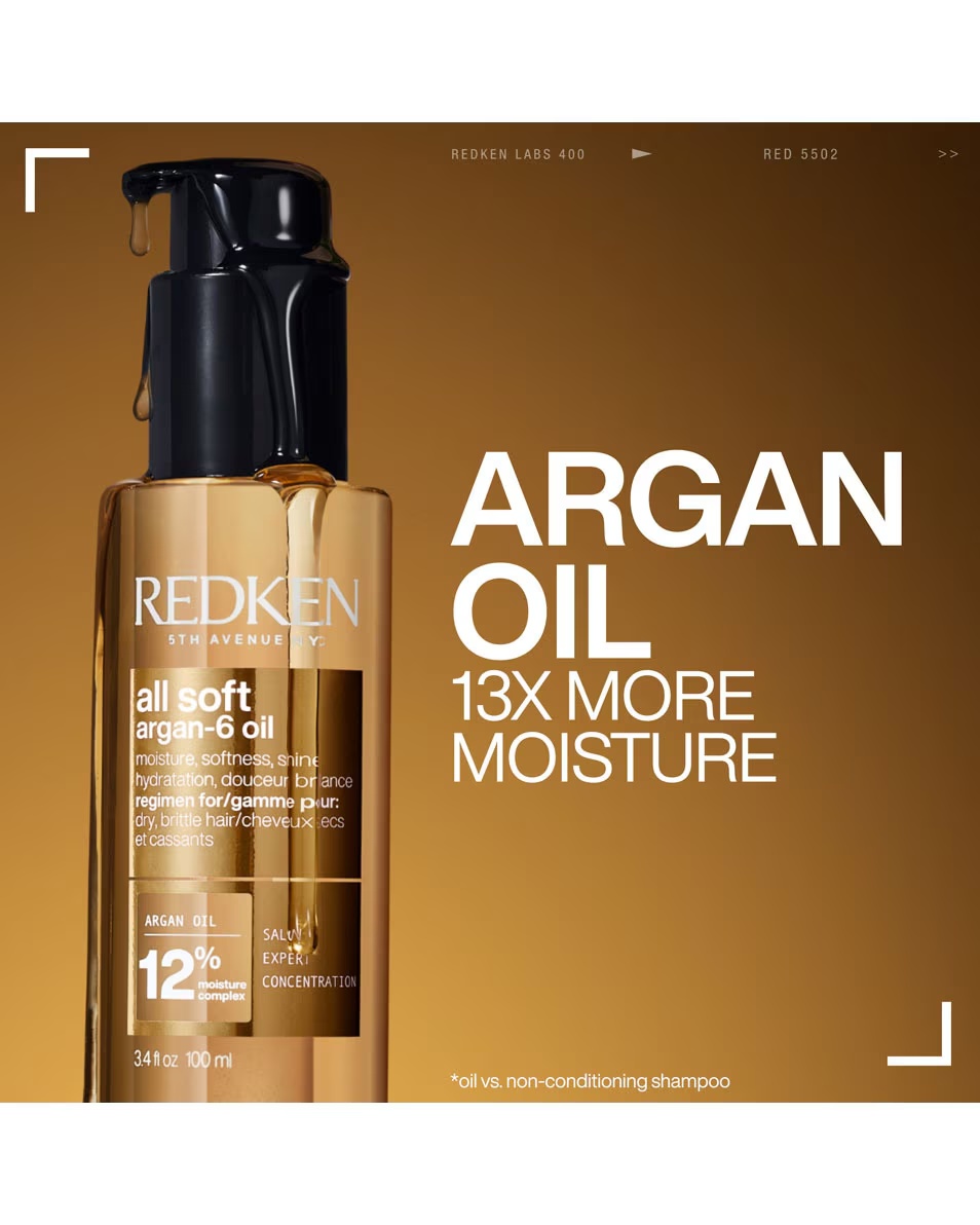 REDKEN All Soft Argan-6 Oil ulje za kosu bez ispiranja - za suhu i lomljivu kosu