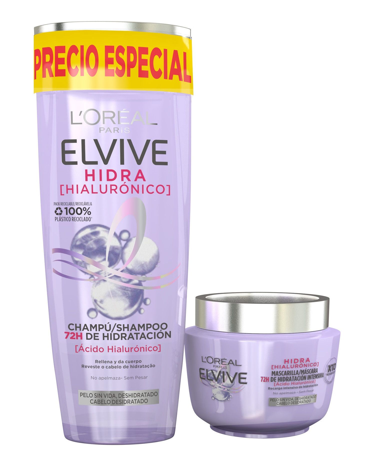 Hydra Hyaluronic šampūna maska Šampūni
