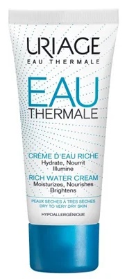 URIAGE Uriage Eau Thermale Rich Water Cream drėkinamasis veido kremas, maitinantis ir apsaugantis, 40 ml