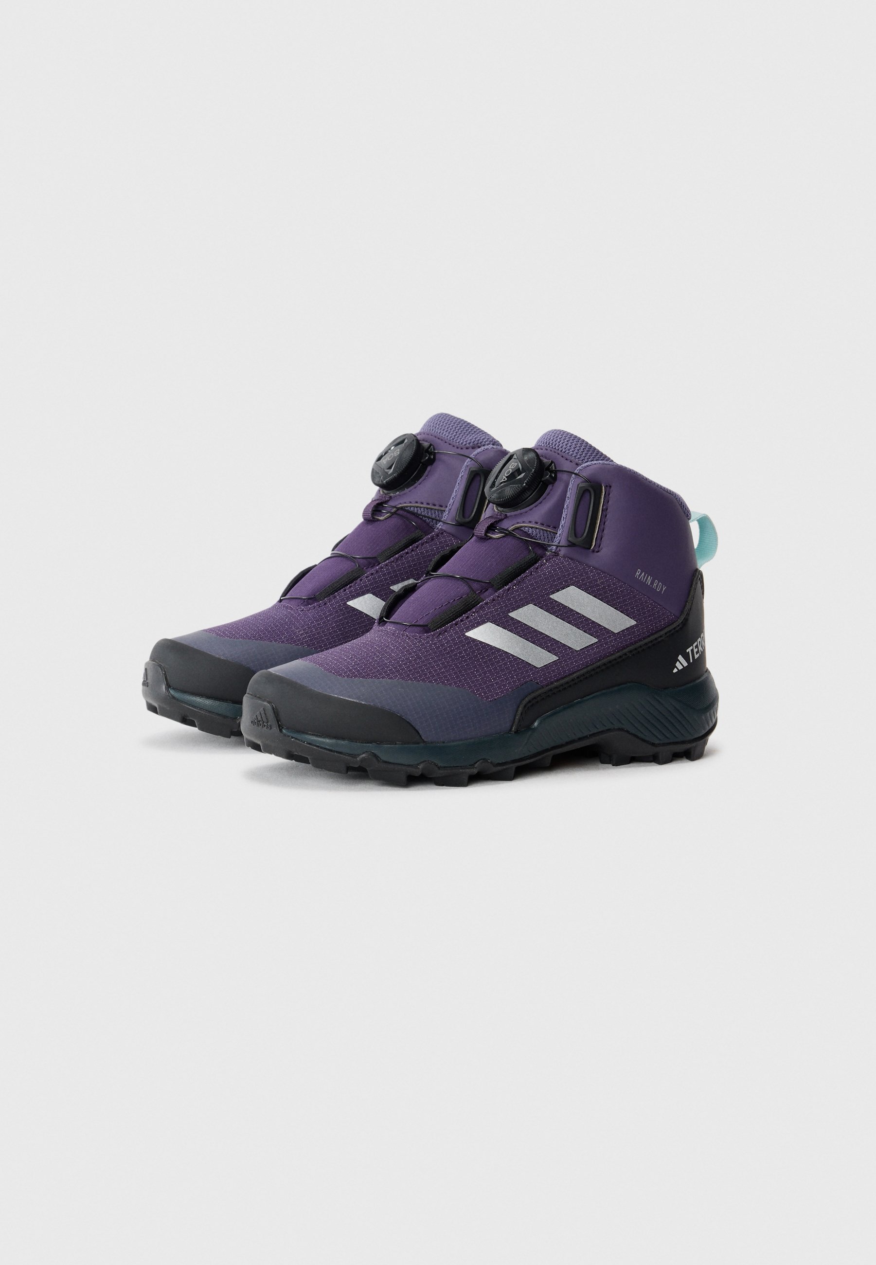 Adidas Terrex TERREX BOA UNISEXE - Chaussures de randonnée - prune aurore/argent mat/noir
