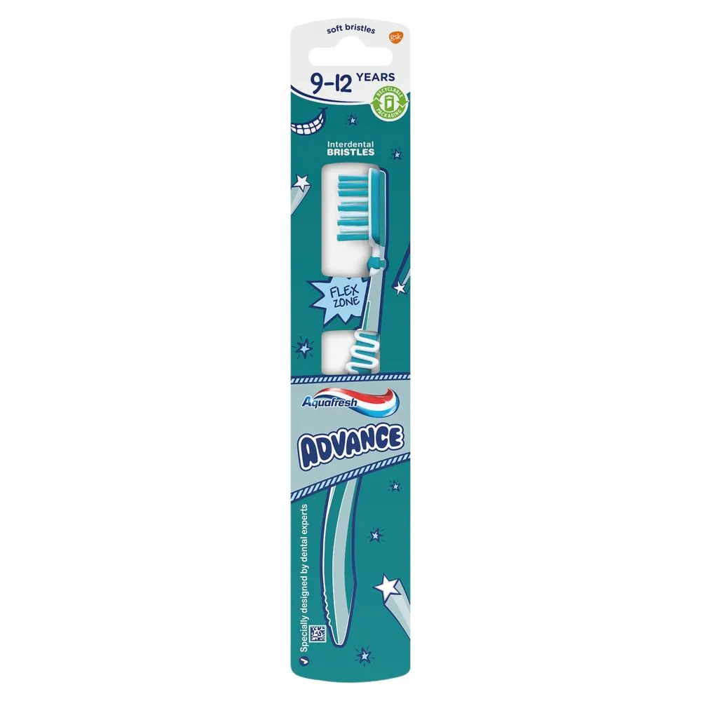 Aquafresh Advance Szczoteczka do zębów dla dzieci 9-12 lat