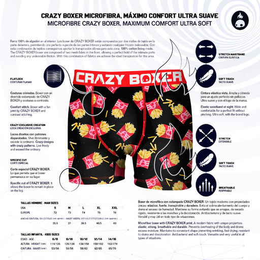 Boxers fous pour hommes