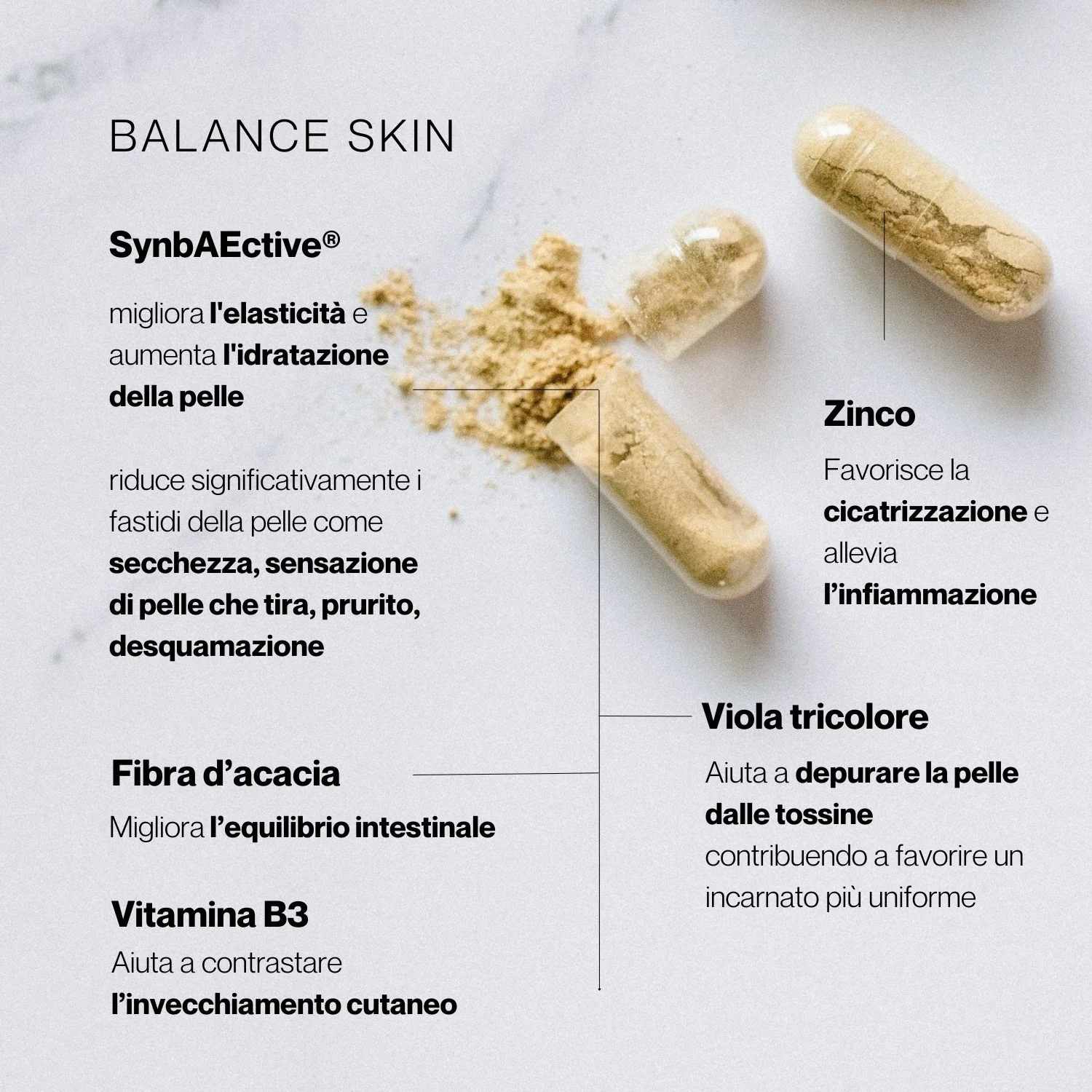 Integratori Balance Skin - Integratore Pelle, Integratore Viso