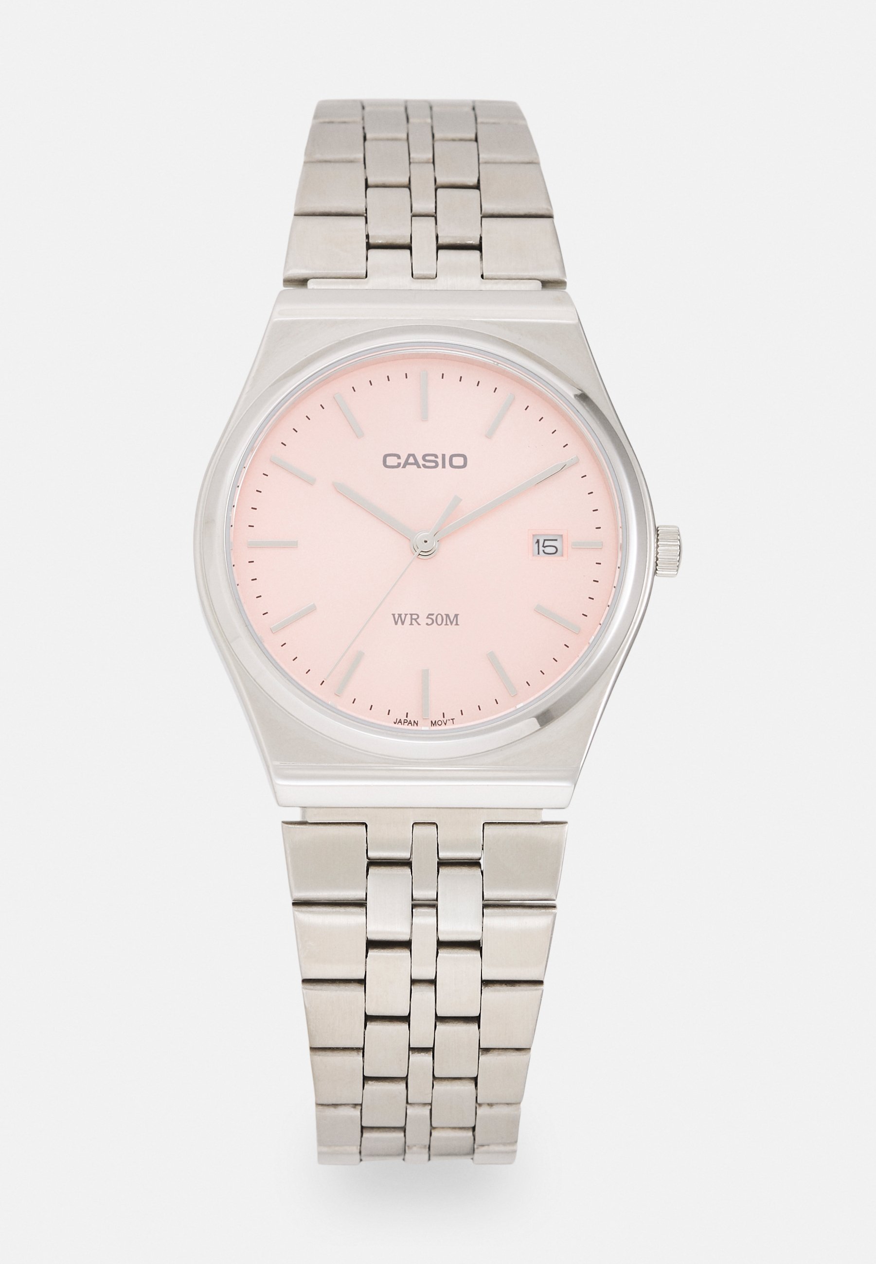 Casio WATCH UNISEX - Hodinky - stříbrná/růžová