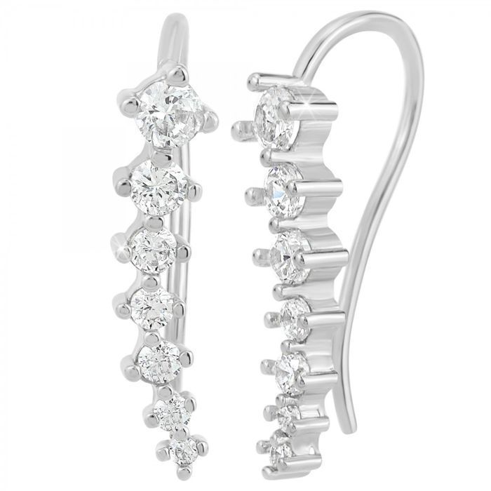 Pendientes de SC Crystal adornados con circonita