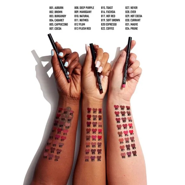 NYX Professional Makeup SPL807 Cocoa Slim lūpu zīmulis