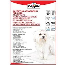 Tapete absorvente CAMON para cães, 60x60 cm, 25 peças