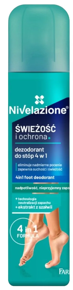 Nivelazione Dezodorant do Stóp 4w1 180 ml