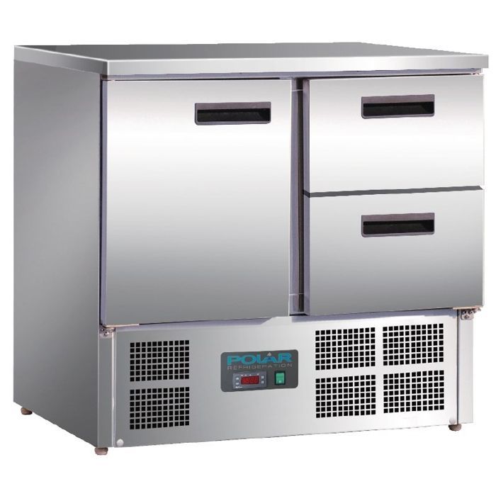 Table Réfrigérée Positive 240 L - 2 Tiroirs 1 Porte - Polar