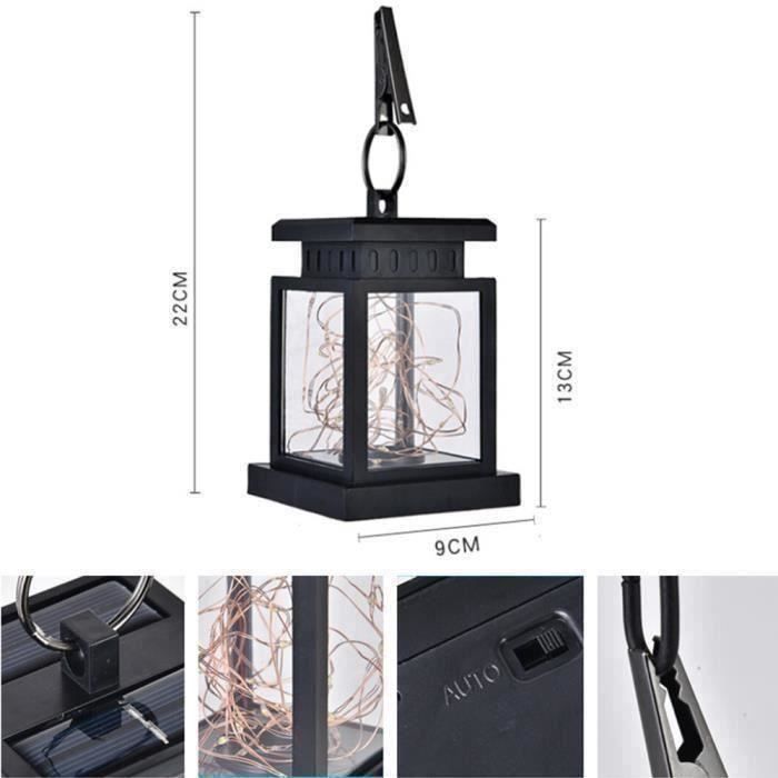 Trust-2pcs 30 LED Solar Garden Light Outdoor Solar Light Hanging LED Solar Lantern Solar Wall Light